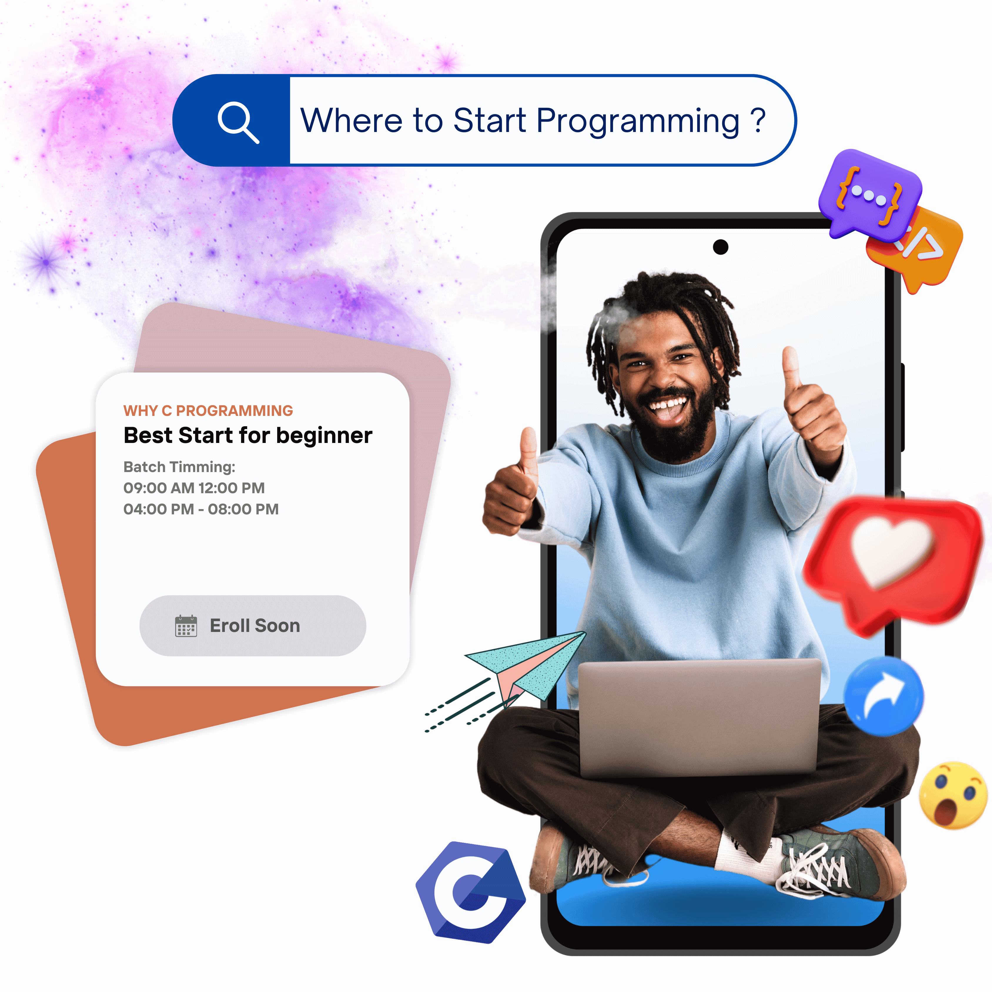 C Programming Illustration
